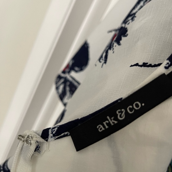 Ark&co White CAPE dress - Picture 4 of 9